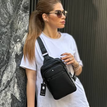 کراس بادی چرم MontBlanc مدل 2222 — تصویر ۳