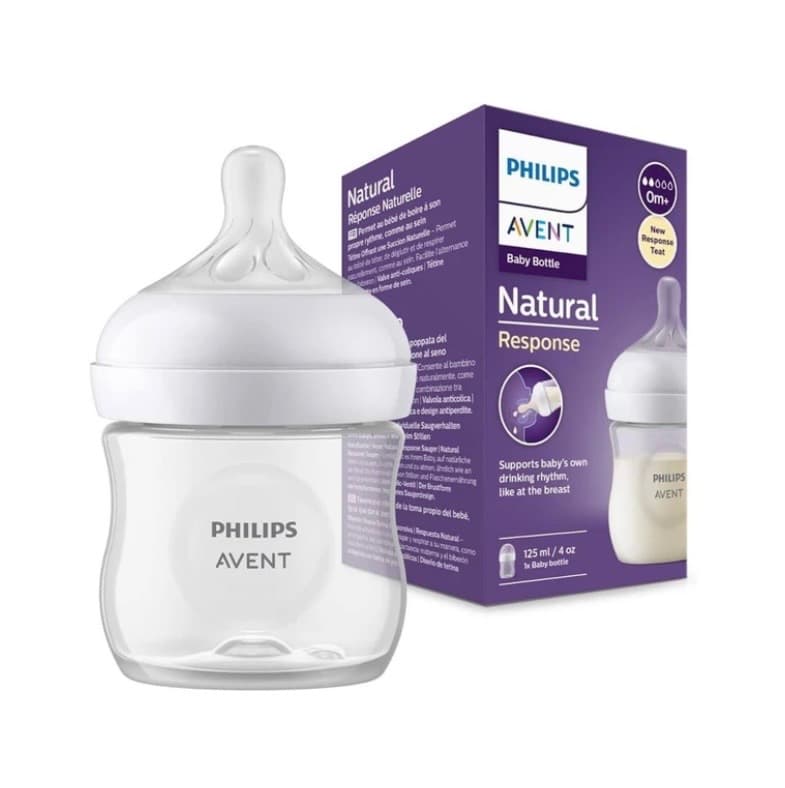 شیشه شیر ۱۲۵ میل نچرال اونت (Philips Avent Natural) — تصویر ۴