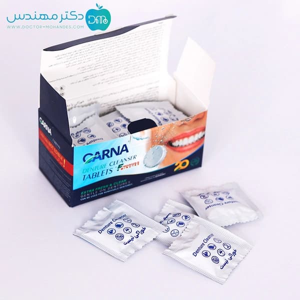 قرص دندان مصنوعی کارنا (Carna) بسته 20 عددی