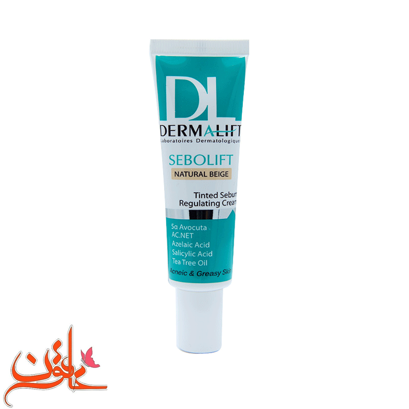 کرم کنترل کننده چربی پوست درمالیفت مدل Sebolift حجم 30 میلی لیتر