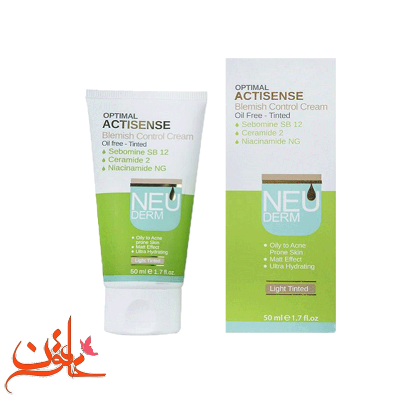 کرم نئودرم مدل Optimal Actisense فاقد چربی حجم ۵۰ میلی لیتر — تصویر ۲
