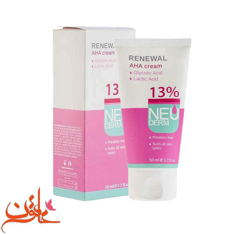 کرم لایه بردار نئودرم مدل Renewal AHA 13% حجم 50 میلی لیتر — تصویر ۹