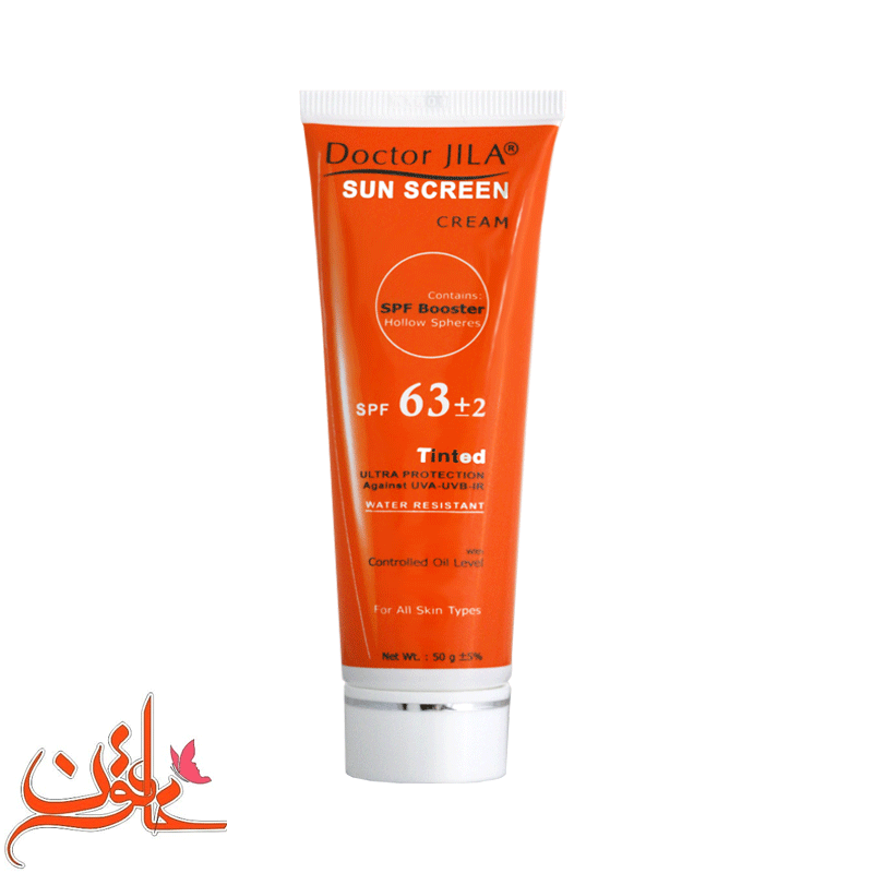 کرم ضدآفتاب رنگی دکتر ژیلا Spf63 حجم 50 گرم