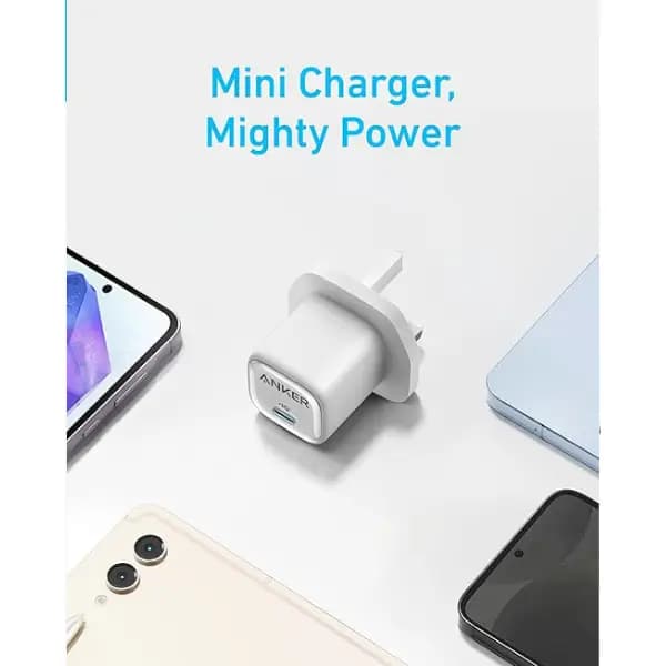 شارژر دیواری 25 وات انکر همراه با کابل دو سر تایپ سی Anker 25W USB-C Charger B2656 — تصویر ۱۲