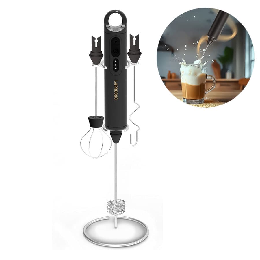 همزن و فوم ساز شیر شارژی سه کاره لپرسو LePresso 3 In 1 Frother