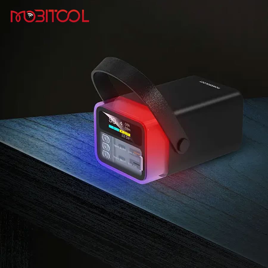 پاوربانک 40000 میلی آمپر 65 وات پاورولوژی Powerology Halo Beam 40000mAh Power Bank PD 65W PP092 — تصویر ۶