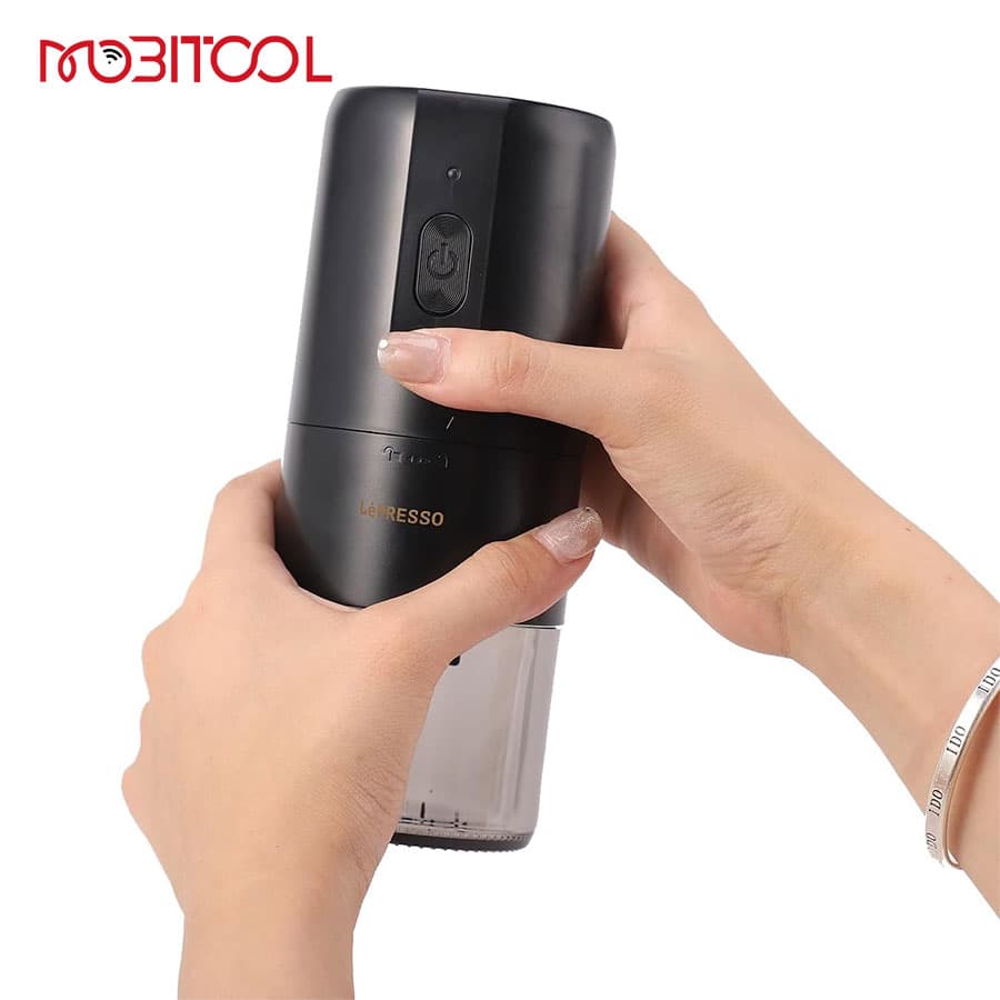 آسیاب قهوه شارژی قابل حمل لپرسو LePresso Portable Coffee Conical Grinder Espresso Machine LP032 — تصویر ۲