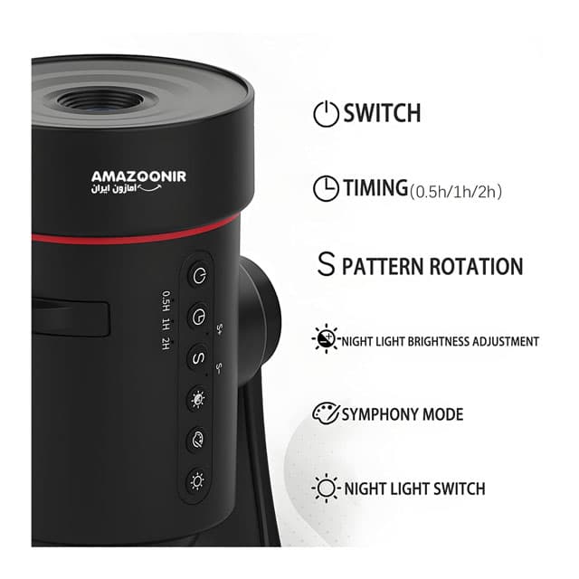 چراغ خواب کهکشانی Galaxy projector Planetarium مدل DWB-01 — تصویر ۱۲