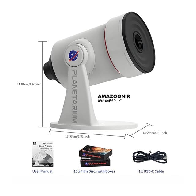 چراغ خواب کهکشانی Galaxy projector Planetarium مدل DWB-01 — تصویر ۵