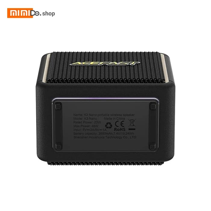 اسپیکر بلوتوثی ایس فست ACEFAST K3 Nano توان 46 وات رم و فلش خور — تصویر ۳