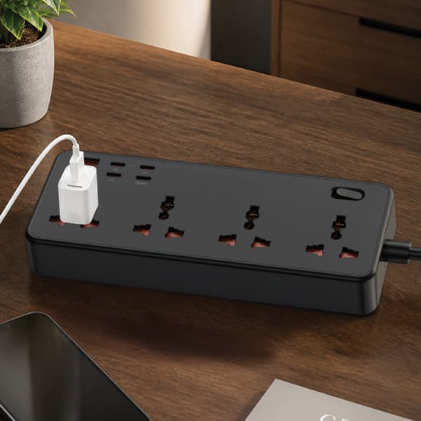 چندراهی برق هوشمند گرین لاین Green Lion GS-700 Universal Power Strip — تصویر ۷