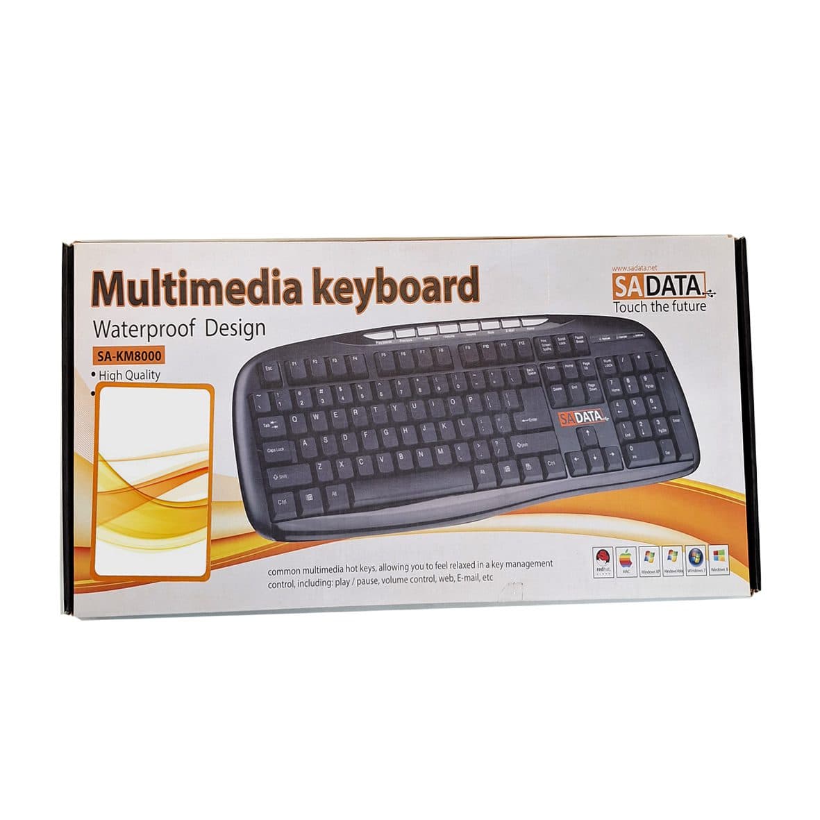 کیبورد سیم دار سادیتا KM-8000 ا SADATA KM-8000 Wired Keyboard کد 2422 — تصویر ۶