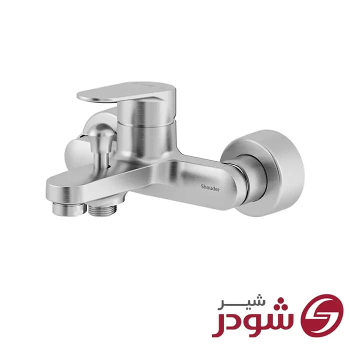 شیر حمام شودر مدل آلپ کروم مات — تصویر ۲