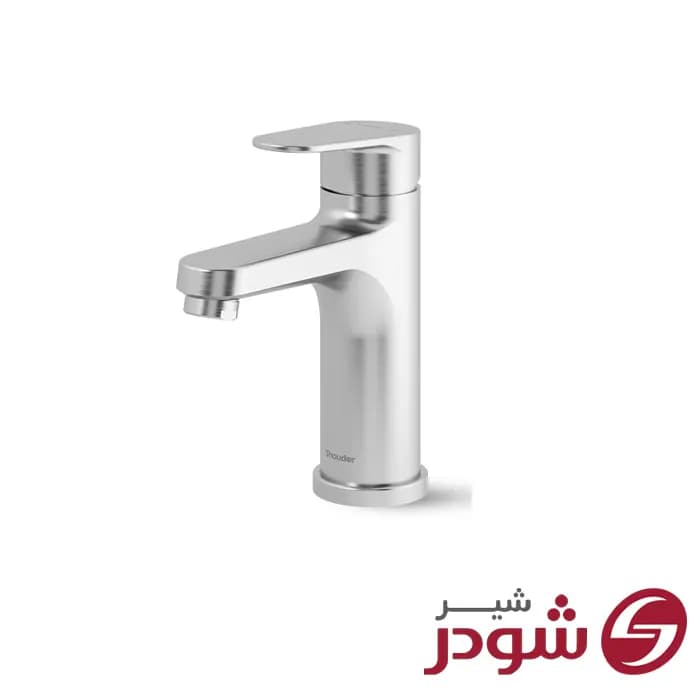 شیر روشویی شودر مدل آلپ کروم مات — تصویر ۲