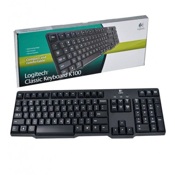 کیبورد لاجیتک مدل k100 ا K100 Classic PS2 Keyboard کد 2584 — تصویر ۷