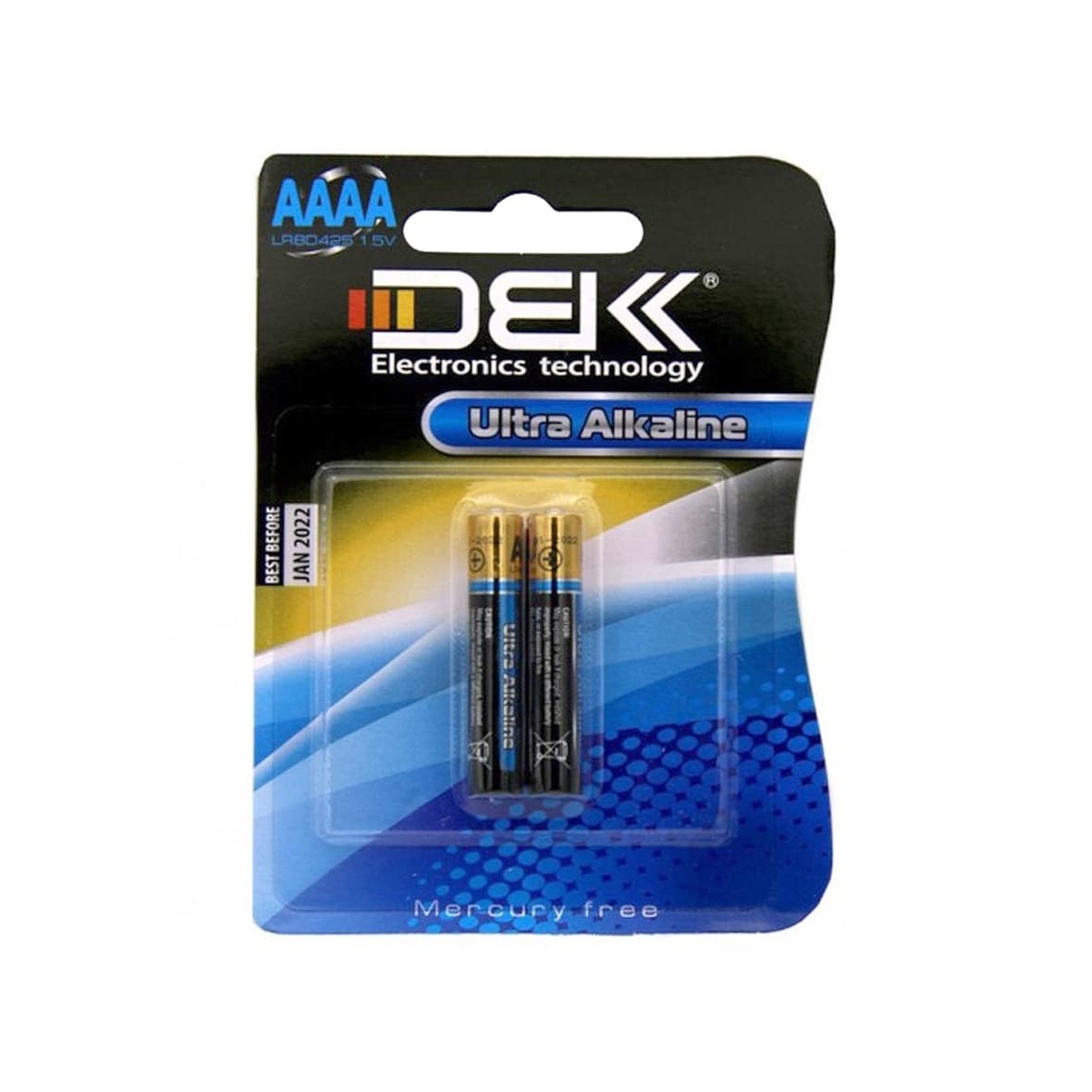 باطری اولترا آلکالاین DBK سایز AAAA مدل ultra alkaline بسته 2 عددی کد 3376 — تصویر ۴
