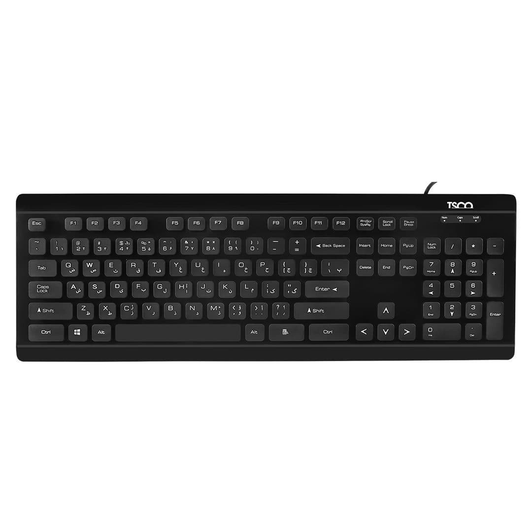 کیبورد سیمی TSCO مدل TK 8032 کد 8319 — تصویر ۲