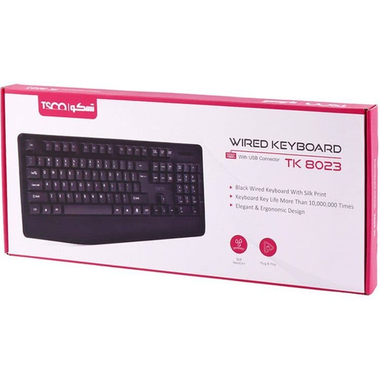 کیبورد سیمی تسکو مدل TK 8023 کد 8565 — تصویر ۱۰