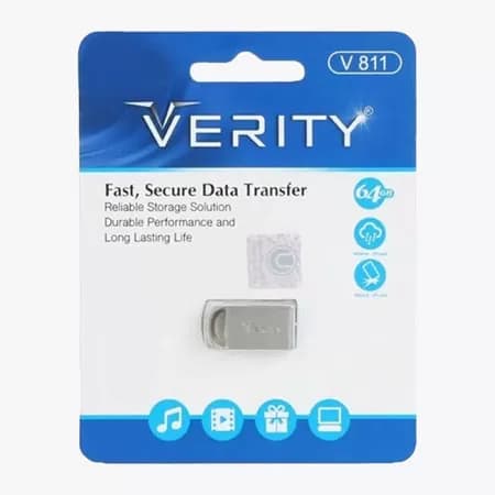 فلش مموری وریتی مدل v811 ظرفیت 64 گیگابایت کد 6045 — تصویر ۳