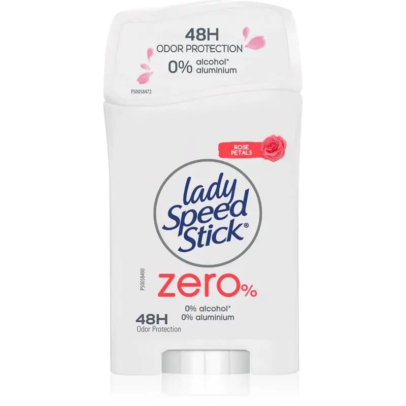 مام صابونی لیدی اسپید استیک بدون آلومینیوم و الکل با رایحه گل رز 48ساعته-40گرم Lady Speed Stick Zero% Rose Petals deodorant stick — تصویر ۲