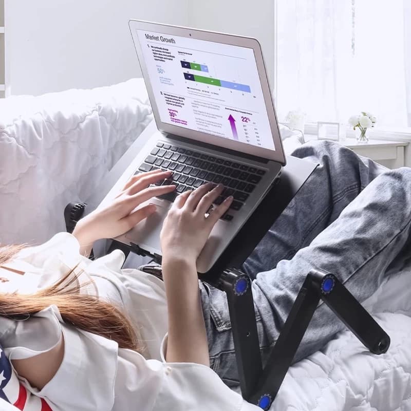 میز لپ تاپ تاشو بدون فن AP-ST450 کد 8676-8653 — تصویر ۳