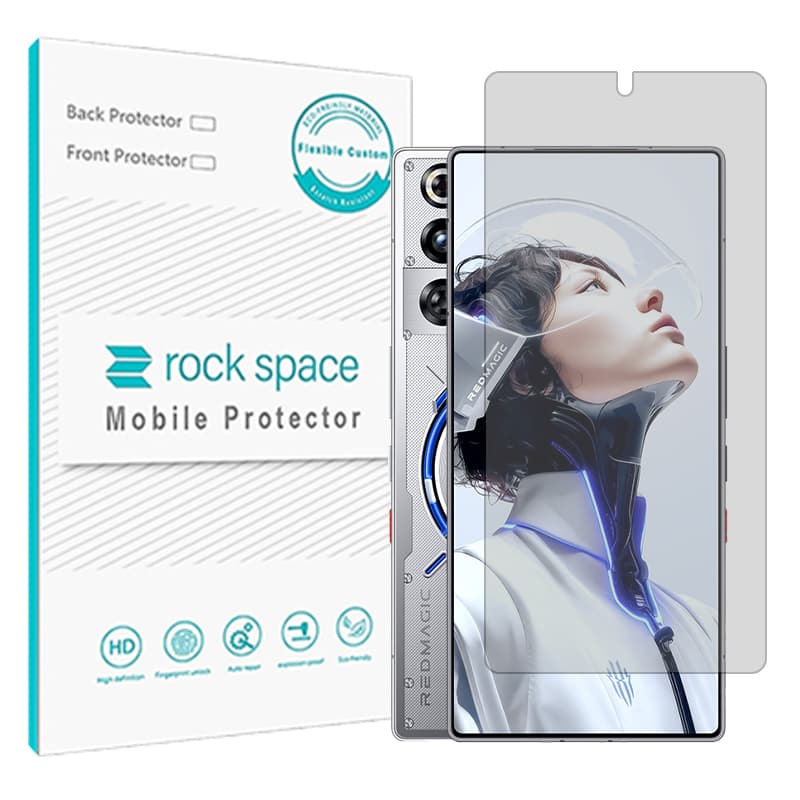 گلس زد تی ای nubia RedMagic 11 Pro Plus مدل نانو هیدروژل مات برند راک اسپیس — تصویر ۳