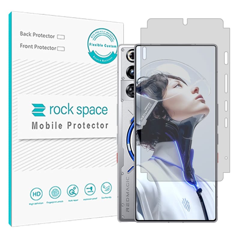 گلس زد تی ای nubia RedMagic 11 Pro Plus مدل نانو هیدروژل مات برند راک اسپیس — تصویر ۲