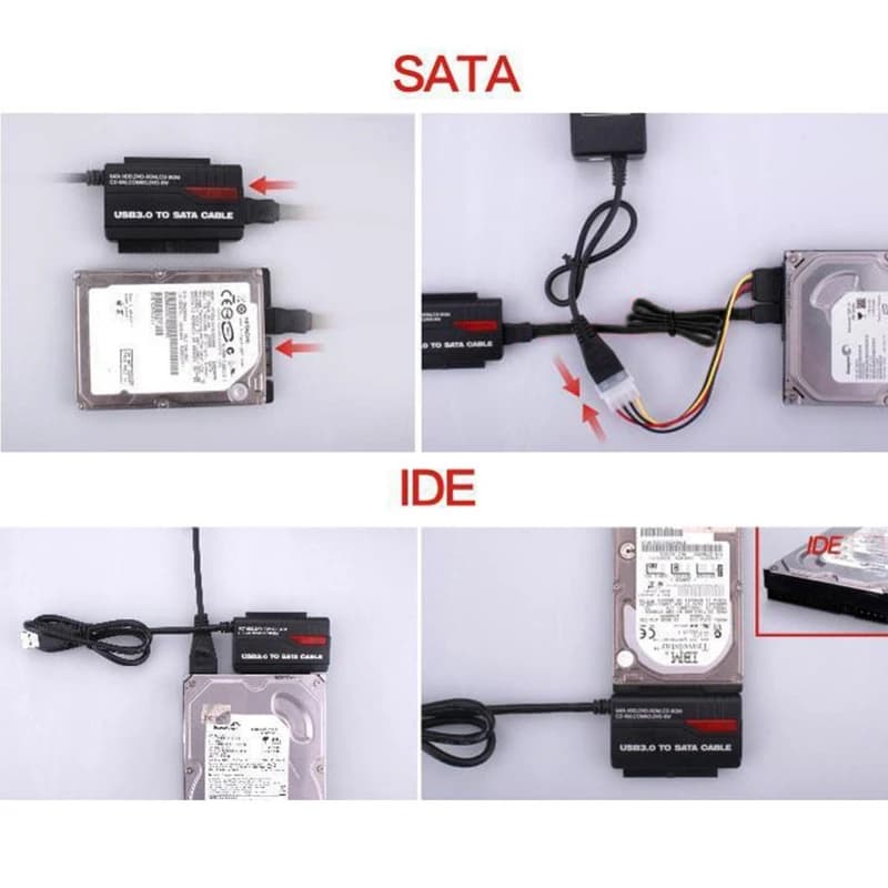 مبدل USB 3.0 به SATA/IDE کی نت مدل K-COU30IDE کد 8959 — تصویر ۴