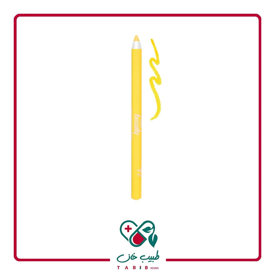 مداد چشم رنگی Miss Beauty گلدن رز رنگ 04/Golden Rose Miss Beauty Colorpop Eye Pencil No.04