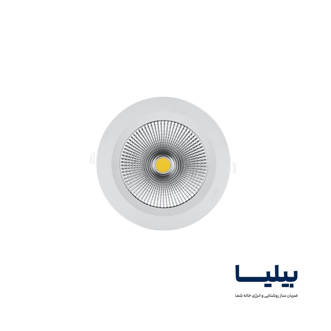 چراغ توکار دایره ای 80 وات COB مدل هارمونیک برند پارس شعاع توس — تصویر ۷