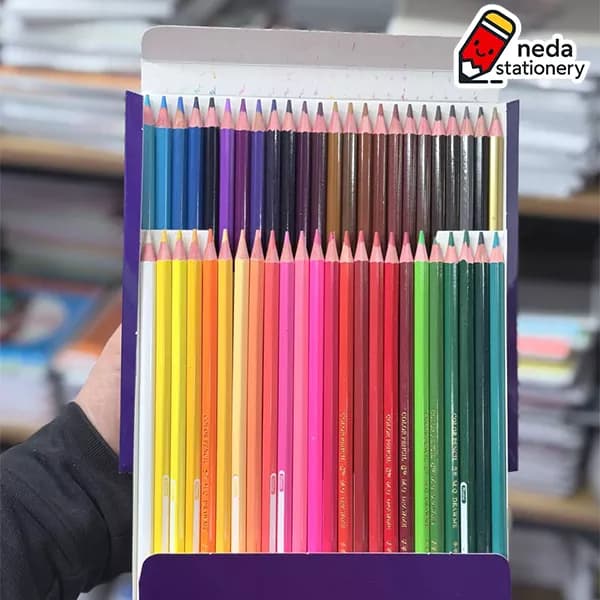 مداد رنگی ام کیو ۴۸ رنگ جعبه مقوایی — تصویر ۲