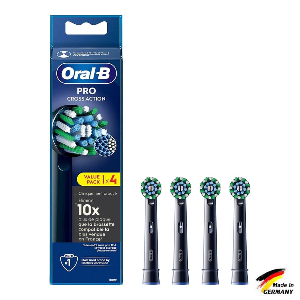 سَری مسواک برقی اورال-بی pro cross action 4 pcs