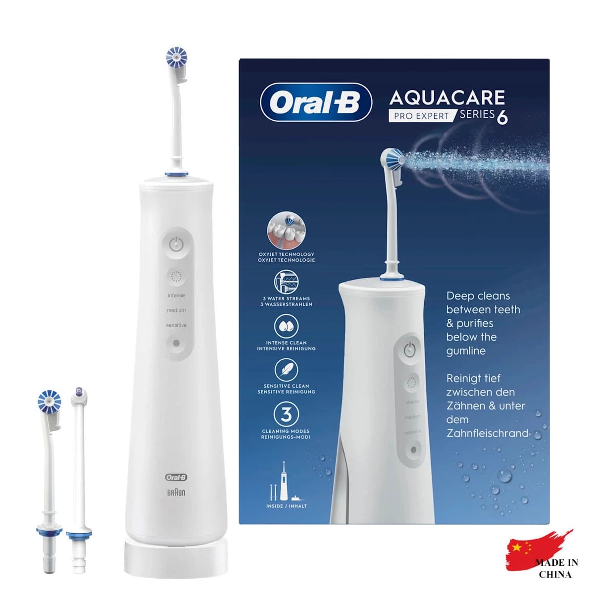 واتر جت اورال بی شارژی مدل AQUACARE 6 Pro-Expert — تصویر ۹