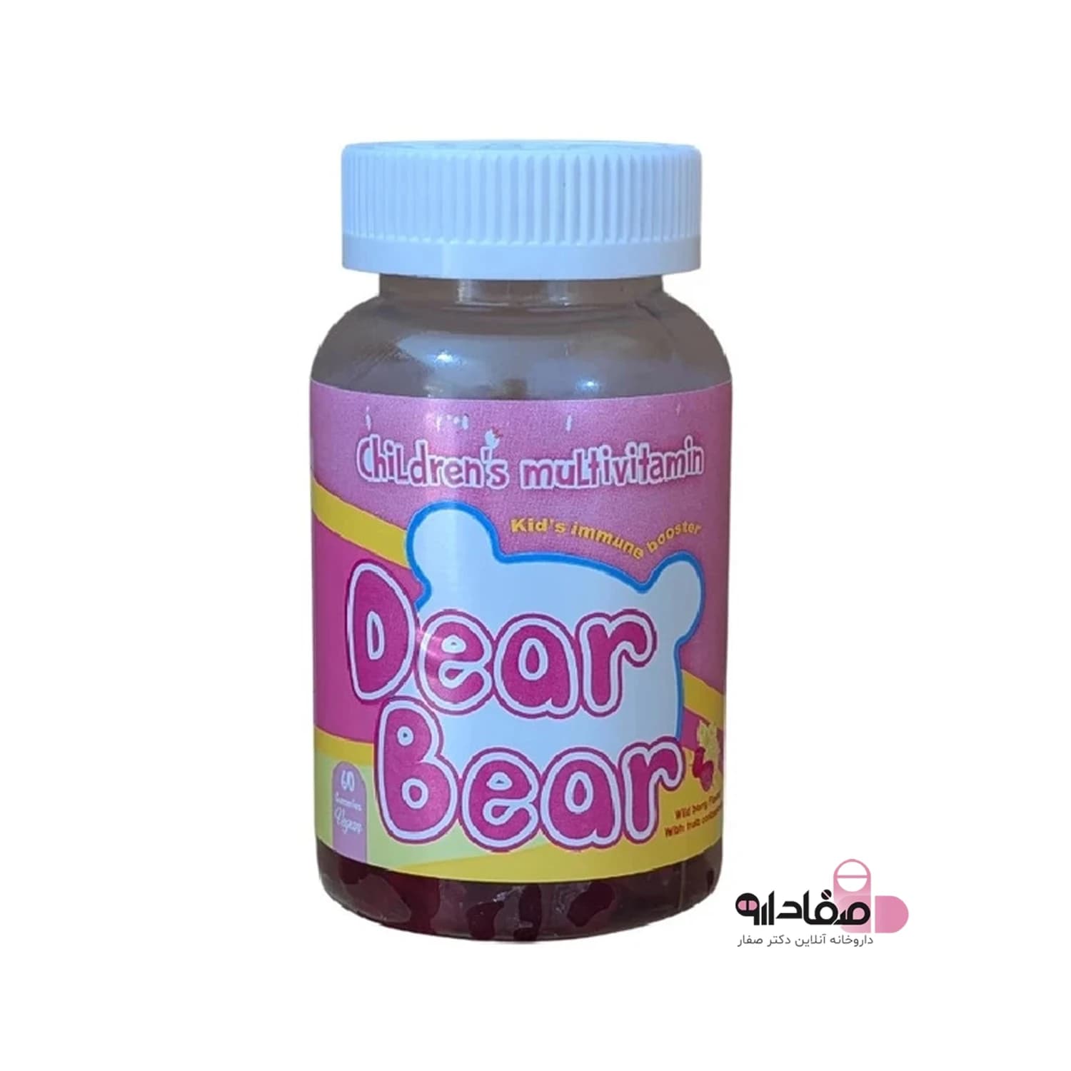 پاستیل مولتی‌ ویتامین کودکان دیر‌ بیر بی‌ اس‌ کی ۶۰ عددی | BSK DEARBABY Kids Multivitamin Gummies – 60 pcs