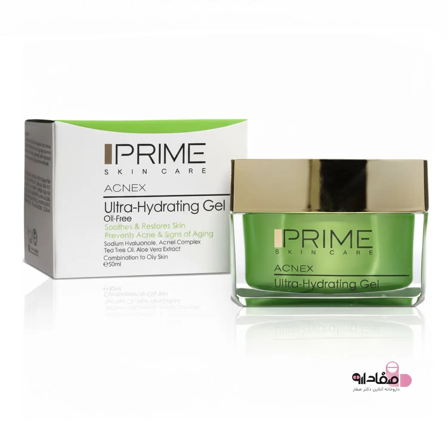 ژل آبرسان قوی پوست چرب پریم حجم 50 میلی‌ لیتر | Prime Ultra-Hydrating Gel For Oily Skin