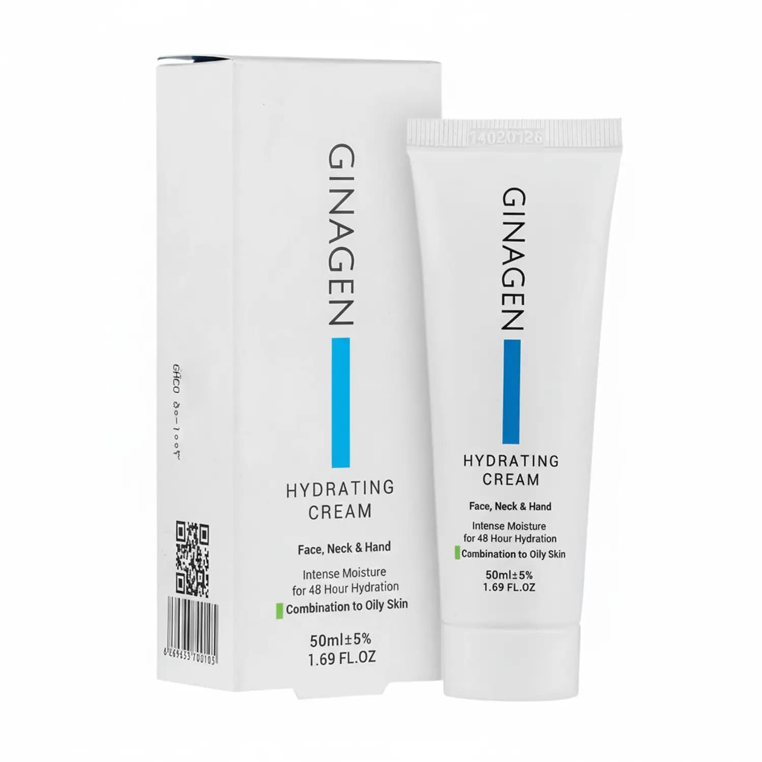 کرم آبرسان ژیناژن مدل Daily مناسب پوست چرب و مختلط حجم 50 میل | Ginagen Hydrating Cream For Oily & Combination Skin — تصویر ۴