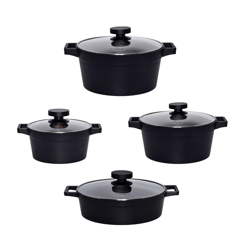 سرویس 8 پارچه مشکی دیاموند UN-8500