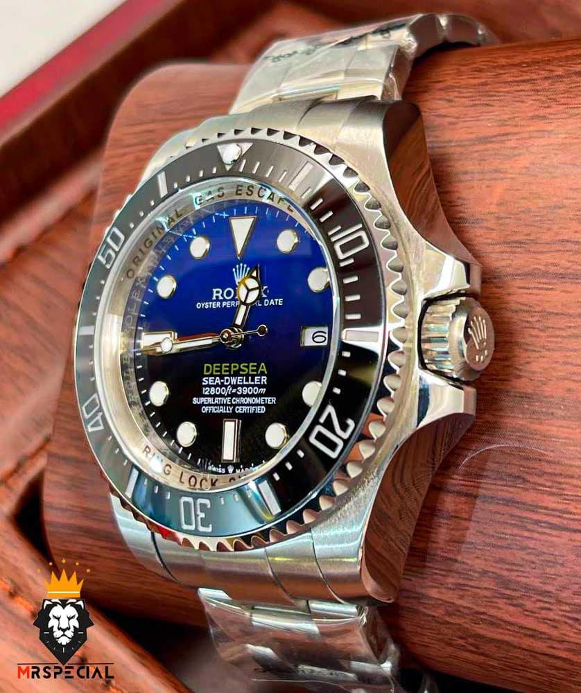 ساعت رولکس مردانه ساب مارینر دیپسی اتوماتیک استیل صفحه ابی مشکی 6606 Rolex Sub mariner — تصویر ۴