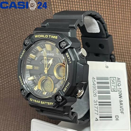 ساعت مچی مردانه کاسیو CASIO AEQ-120W-9AV — تصویر ۵