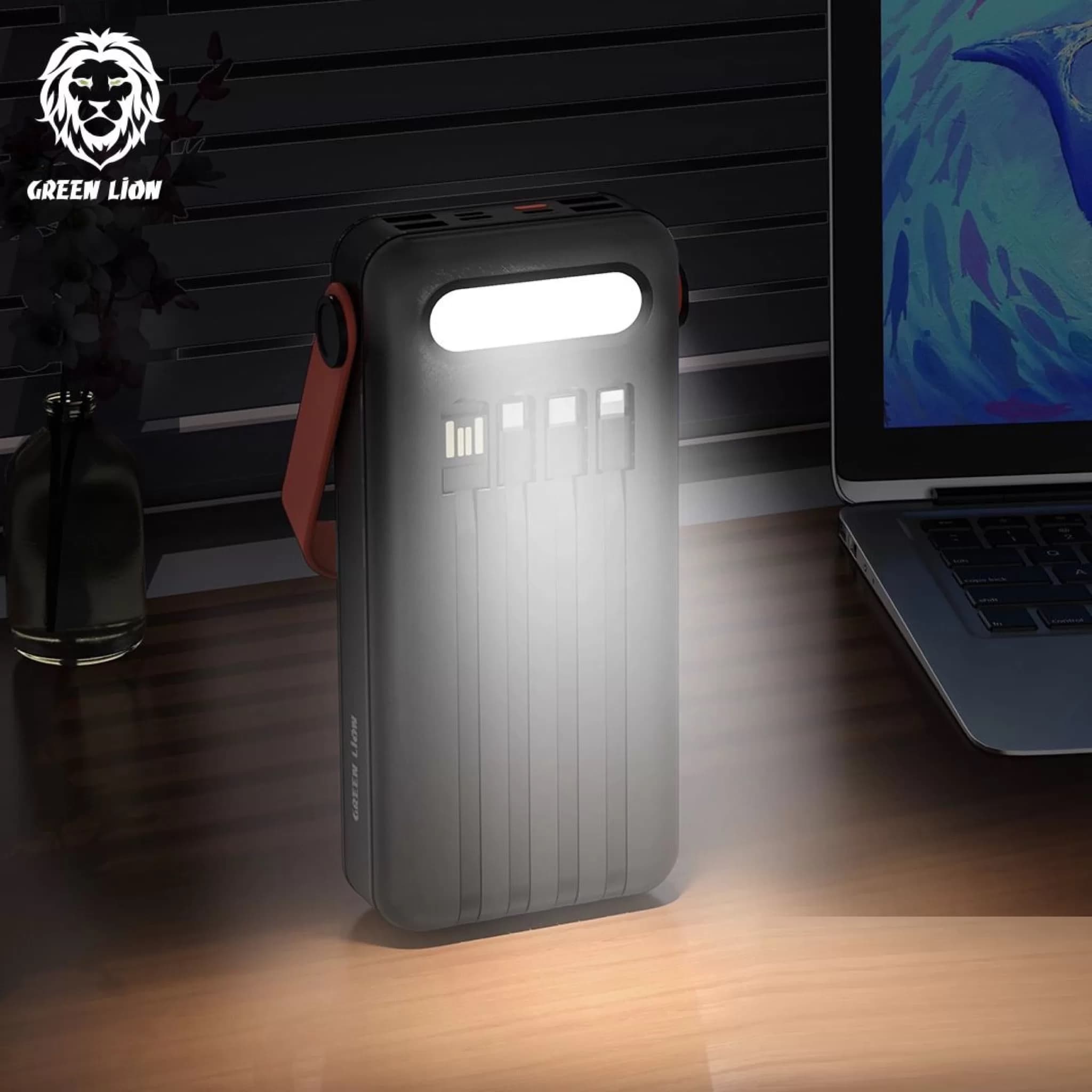 پاوربانک گرین لاین مدل Solar Portable ظرفیت 30000 میلی آمپر ساعت — تصویر ۲