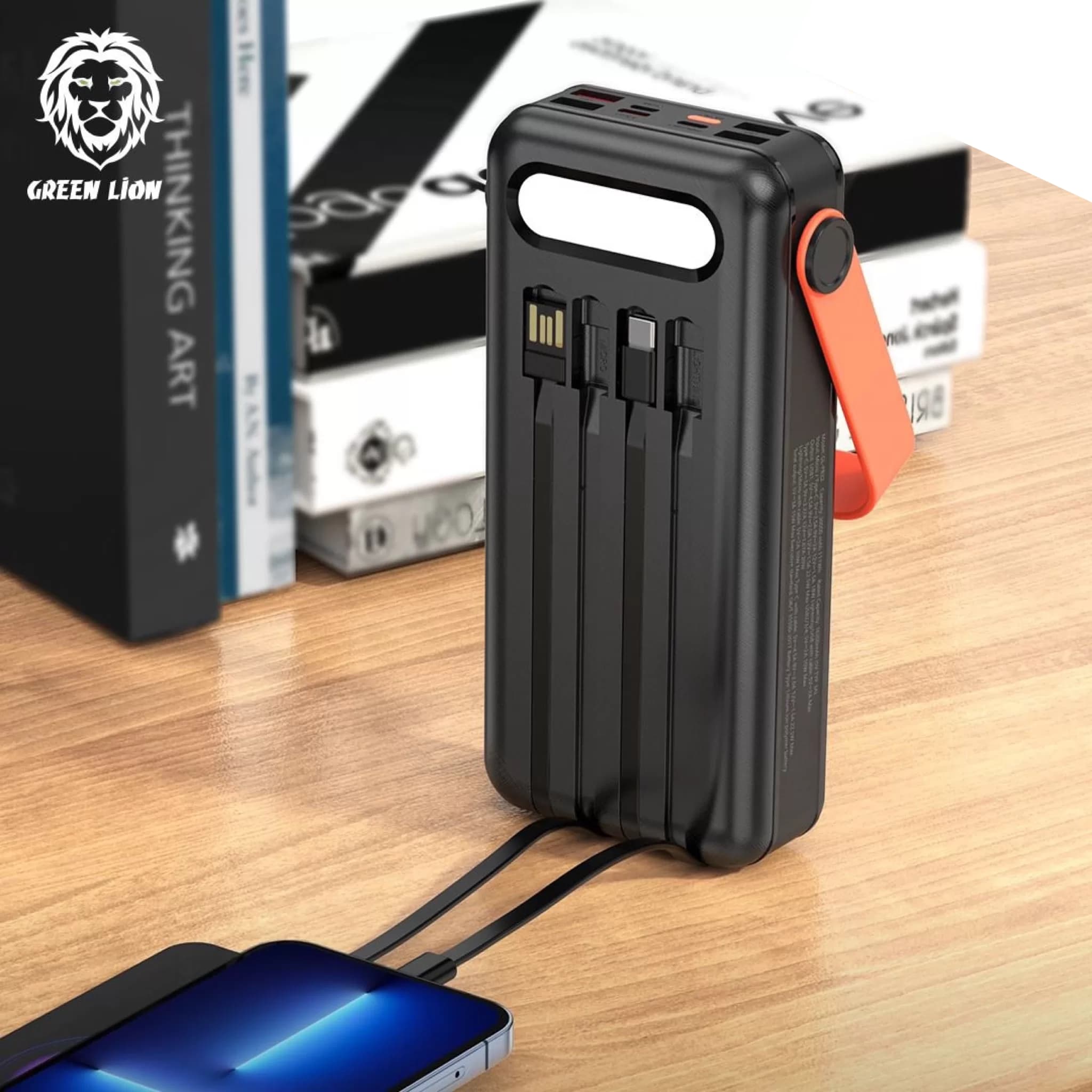 پاوربانک گرین لاین مدل Solar Portable ظرفیت 30000 میلی آمپر ساعت — تصویر ۴