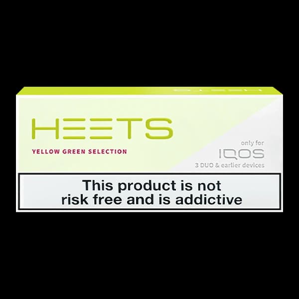 فیلتر هیتس زرد سبز اسموک Heets yellow green selection smoke