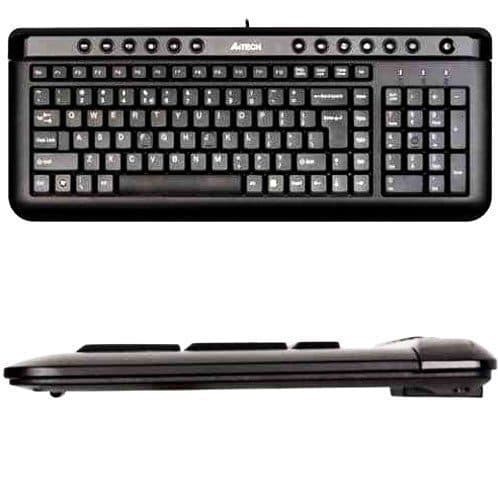 کیبورد با سیم ای فور تک مدل KL-40 ا A4Tech KL-40 Wired Multimedia Keyboard کد 3158 — تصویر ۲