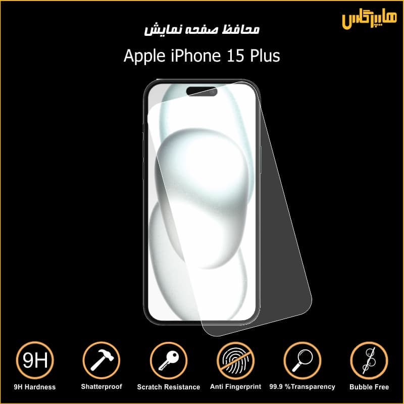محافظ صفحه نمایش آیفون 15 پلاس — تصویر ۵