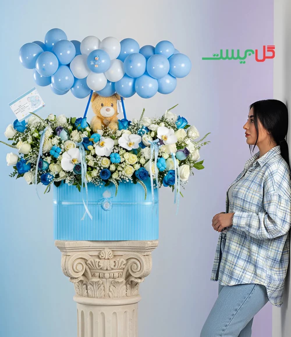 باکس گل مدل آروین – گل فروشی آنلاین گل بیست — تصویر ۲