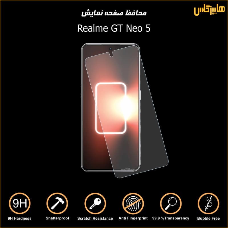 محافظ صفحه نمایش گوشی ریلمی Realme GT Neo 5 — تصویر ۵
