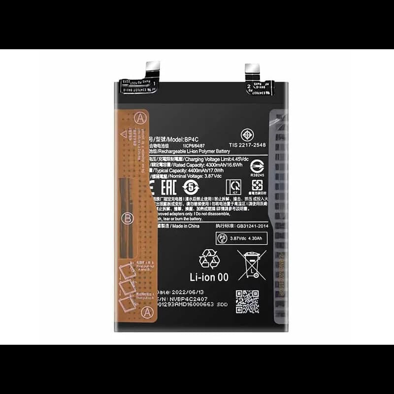 باتری اصلی شیائومی Redmi Note 11T Pro Plus — تصویر ۳