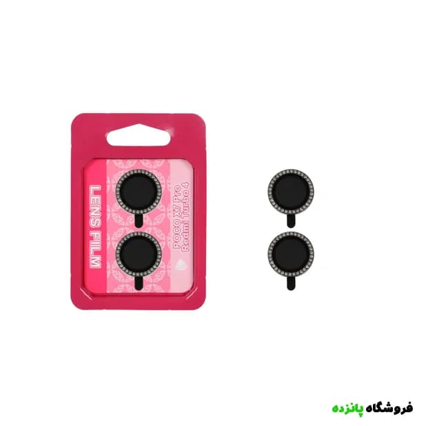 محافظ لنز رینگی نگین دار شیائومی Poco X7 Pro — تصویر ۳