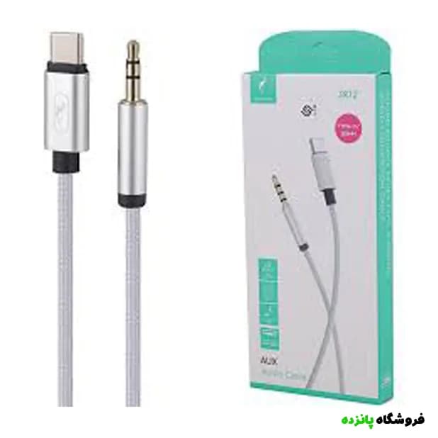 تبدیل تایپسی به جک 3.5 میلی متری کنفی مدل SR12 – نقره ای — تصویر ۴