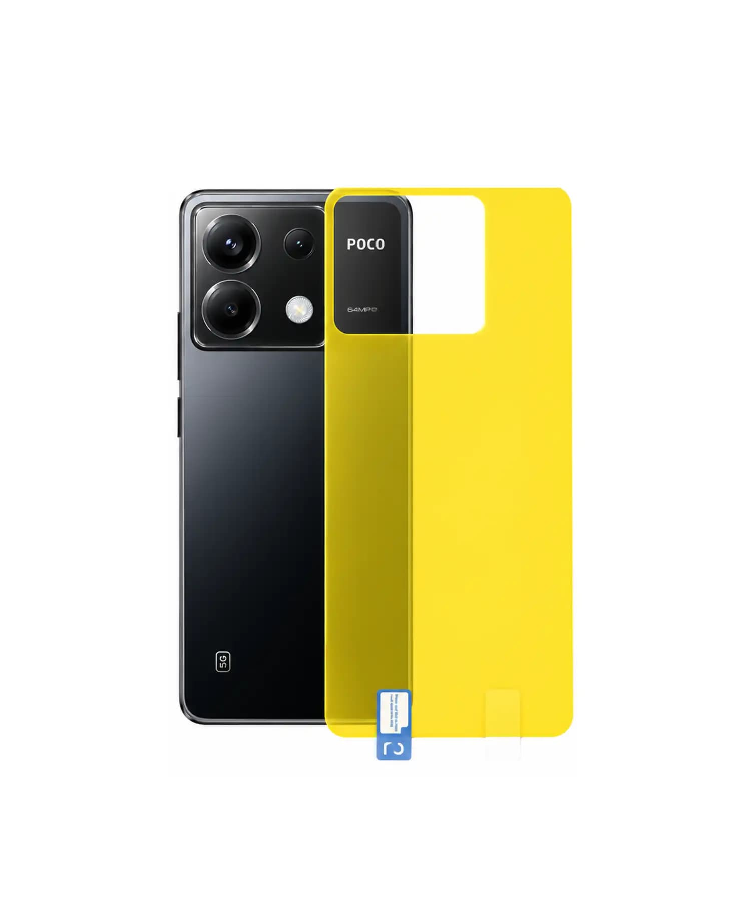 برچسب پشت شفاف گوشی موبایل Poco X6 — تصویر ۵